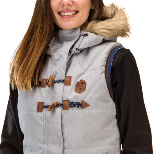 Picture HOLY 2 VEST Grey Melange