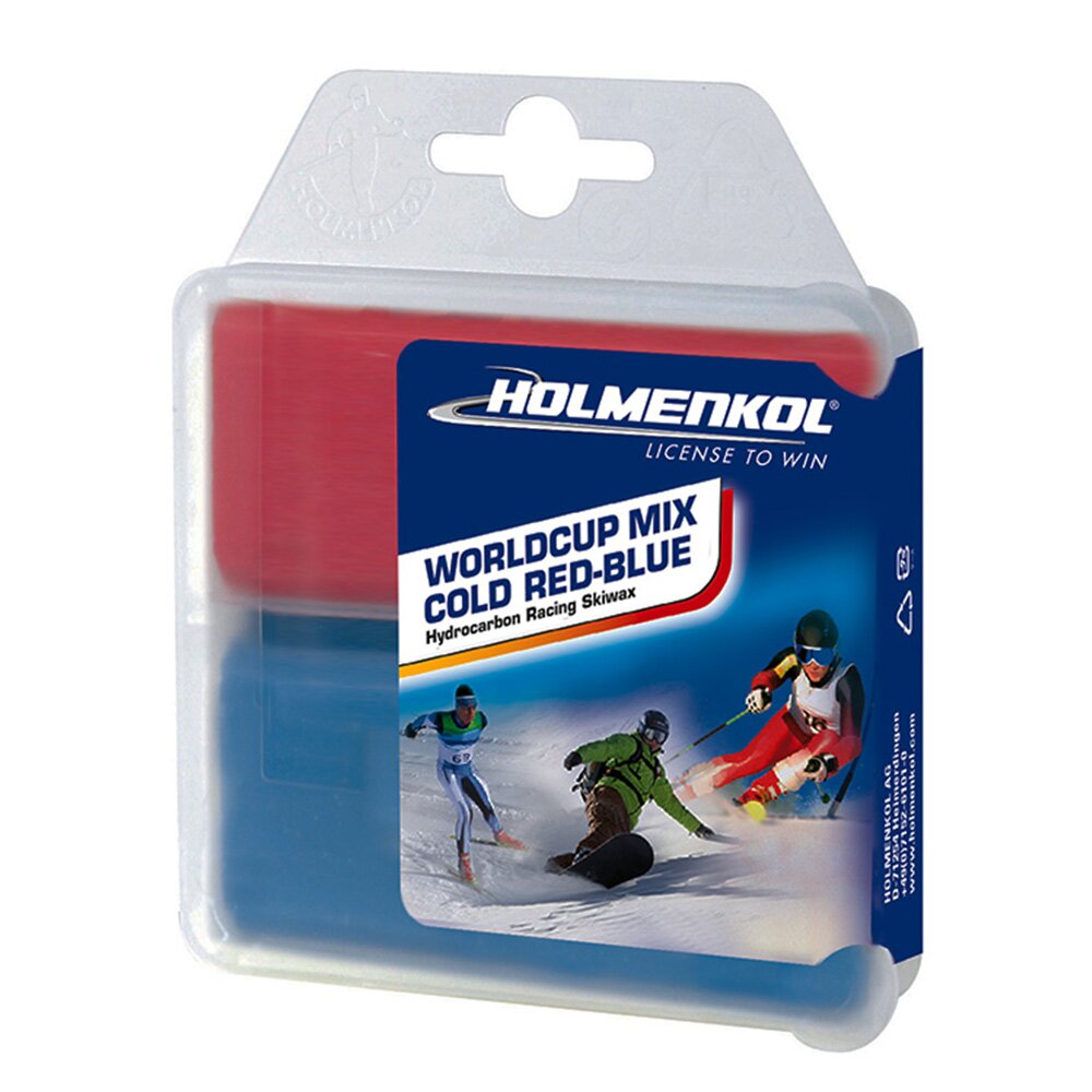 Holmenkol WORLDCUP MIX COLD Red-Blue 2x35g