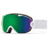 Smith I/OS White Eclipse / ChromaPop Sun Green Mirror + Lens