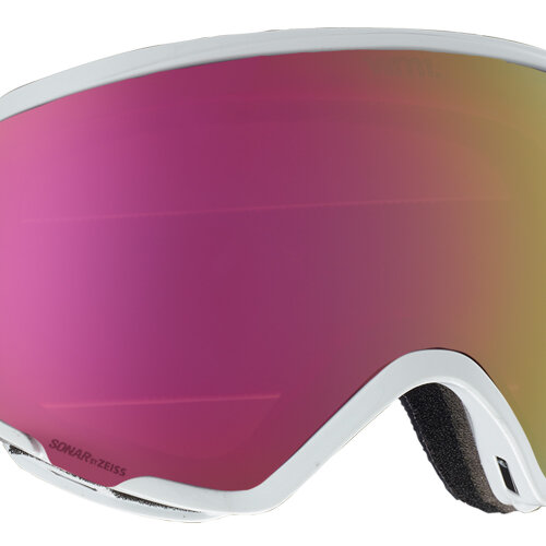 Anon WM1 Pearl White / Sonar Pink + Lens