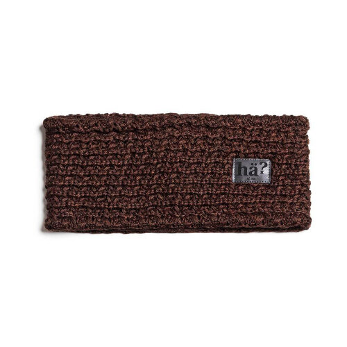 hä? MERINO HEADBAND Brown