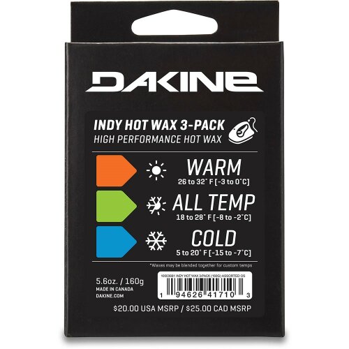 Dakine INDY HOT WAX 3x60g