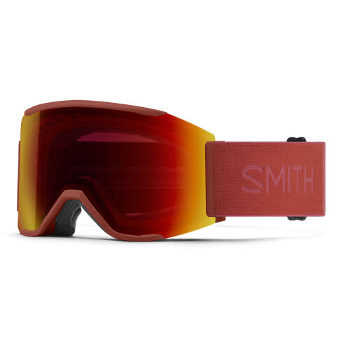 Smith SQUAD MAG Clay Red / ChromaPop Sun Red Mirror + Lens