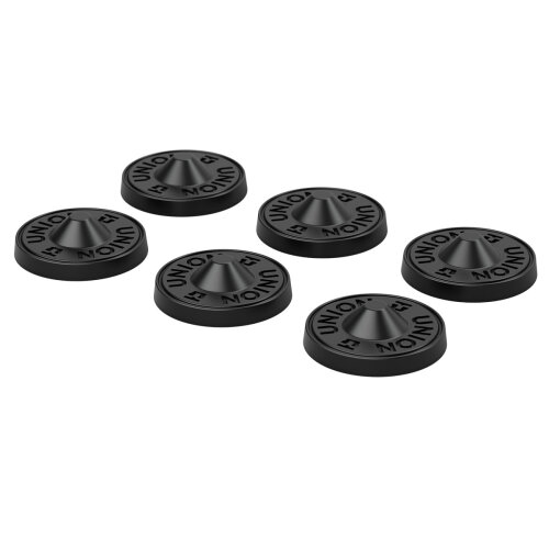 Union METAL STOMP PADS Black