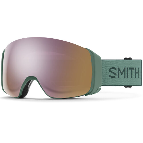 Smith 4D MAG Alpine Green / ChromaPop Everyday Rose Gold Mirror + Lens