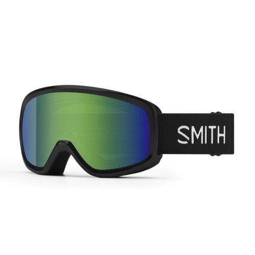 Smith SNOWDAY Black / Green Sol-X Mirror
