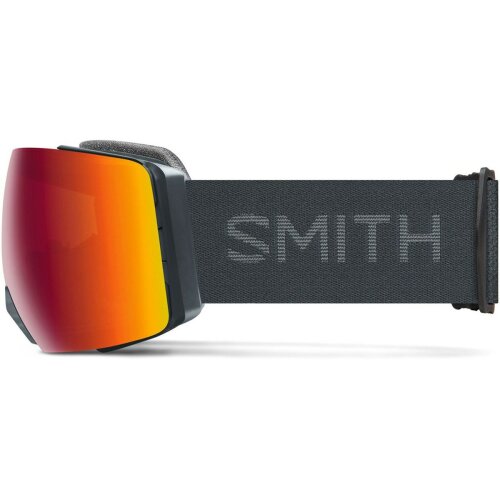 Smith I/O MAG XL Slate / ChromaPop Everyday Red Mirror + Lens