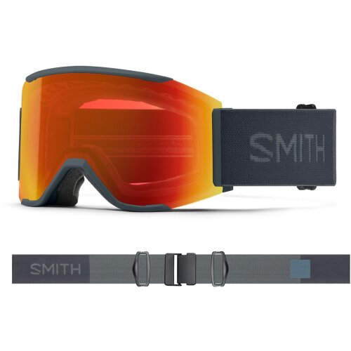 Smith SQUAD MAG Slate / ChromaPop Everyday Red Mirror + Lens