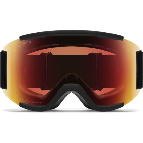 Smith SQUAD Black / ChromaPop Pro Photochromic Red Mirror