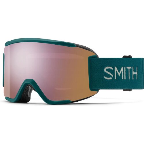 Smith SQUAD S Malachite / ChromaPop Everyday Rose Gold Mirror + Lens