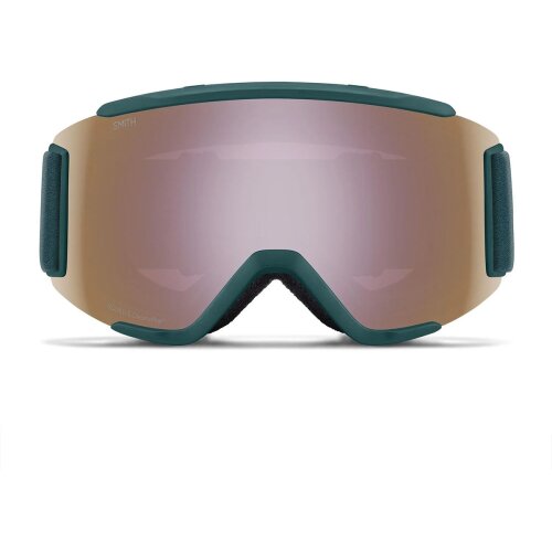 Smith SQUAD S Malachite / ChromaPop Everyday Rose Gold Mirror + Lens