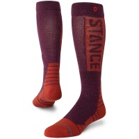 Stance OG MID WOOL SNOW Wine L