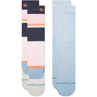 Stance POWDERED MID POLY SNOW 2 PACK Pinkfade