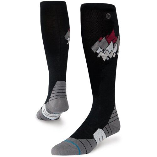 Stance PEAKS UL WOOL SNOW Black