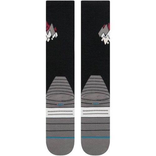 Stance PEAKS UL WOOL SNOW Black