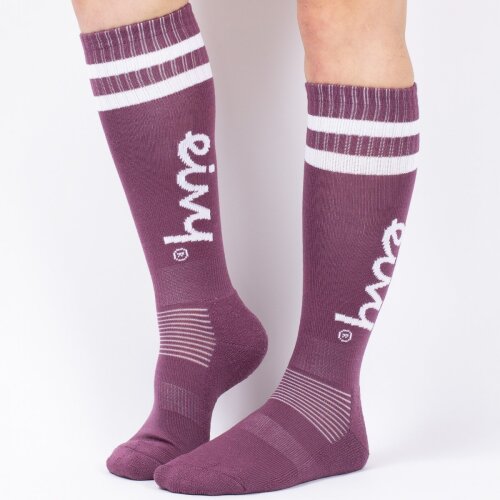 Eivy CHEERLEADER WOOL SOCKS Pinkgundy