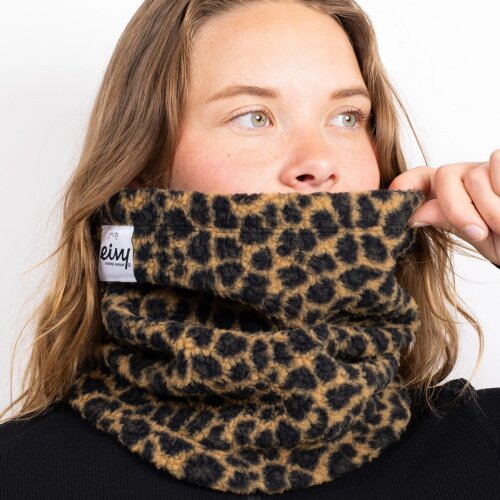 Eivy BEANIE SHERPA NECKWARMER Leopard