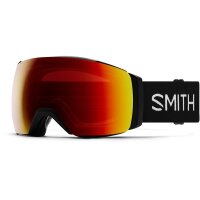 Smith I/O MAG XL Black / ChromaPop Sun Red Mirror + Lens